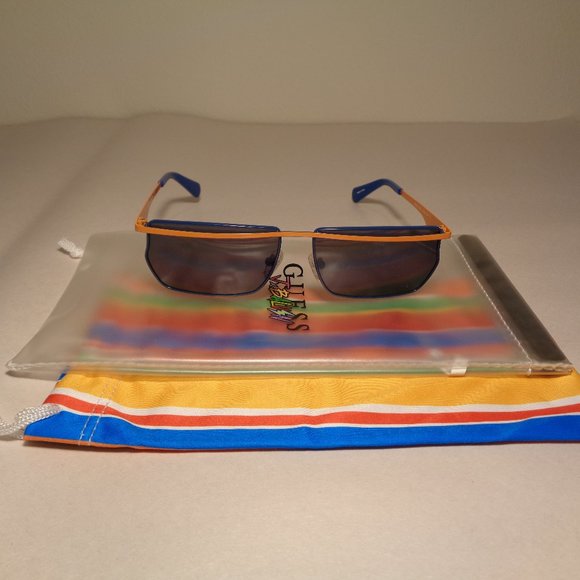 Guess X J BALVIN GU8208 Shiny Orange Smoke New Men's Sunglasses